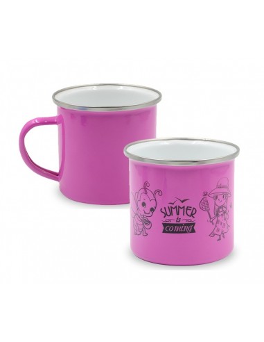 TAZA ESMALTADA VINTAGE PERSONALIZADA