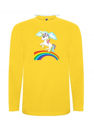 CAMISETA UNICORNIO ARCO IRIS