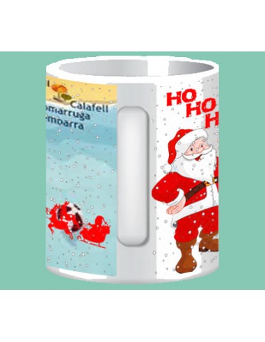 TAZA PAPÁ NOEL MAPA