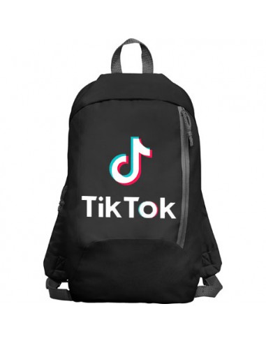 MOCHILA CON BOLSILLO FRONTAL TIK TOK