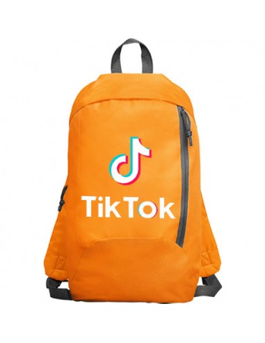 MOCHILA CON BOLSILLO FRONTAL TIK TOK