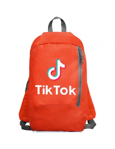 MOCHILA CON BOLSILLO FRONTAL TIK TOK