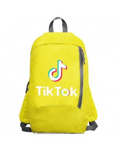 MOCHILA CON BOLSILLO FRONTAL TIK TOK