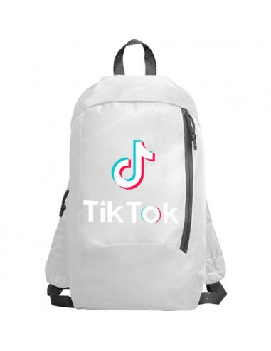 MOCHILA CON BOLSILLO FRONTAL TIK TOK