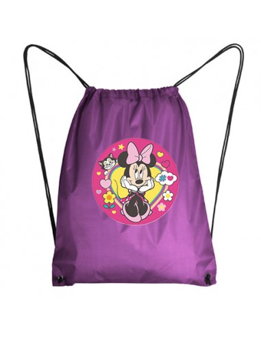 MOCHILA CORDONES MINNIE CAT