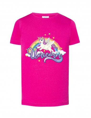 CAMISETA ENTALLADA UNICORNIO ESTRELLAS