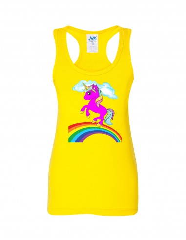 CAMISETA TIRANTES UNICORNIO ARCO IRIS