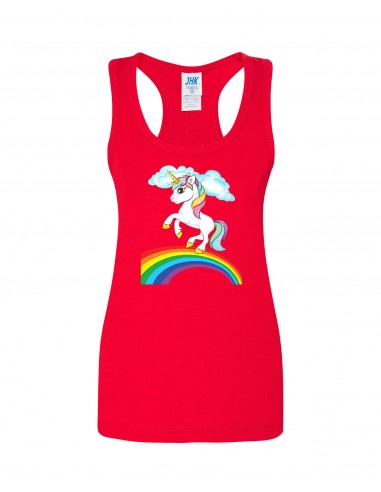 CAMISETA TIRANTES UNICORNIO ARCO IRIS